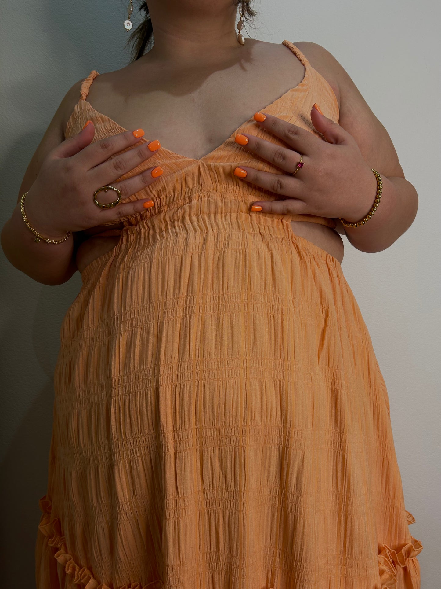 Papaya Maxi Dress
