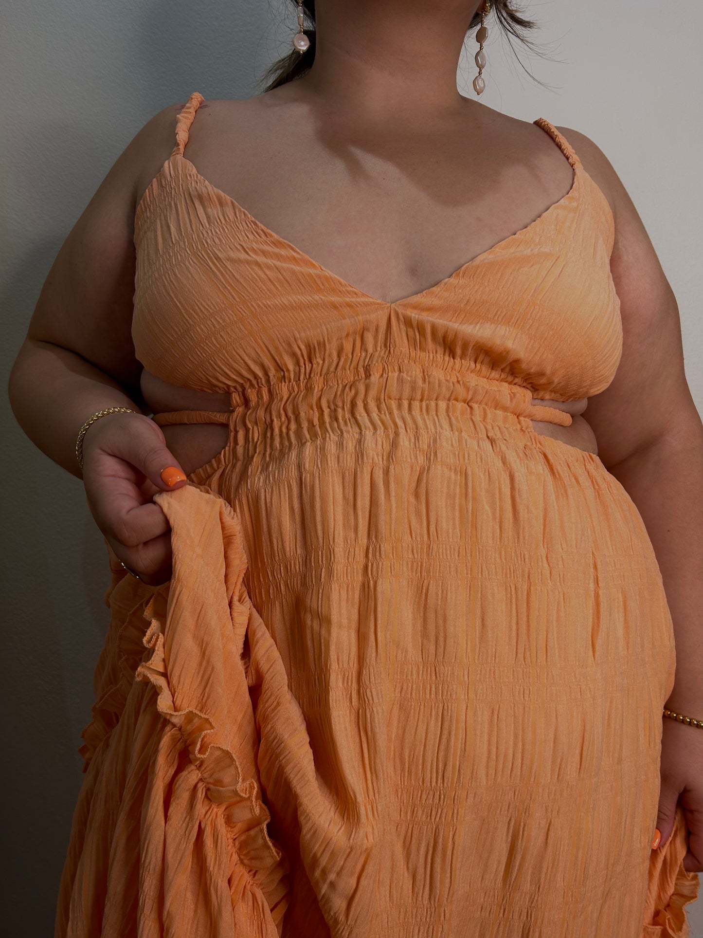 Papaya Maxi Dress