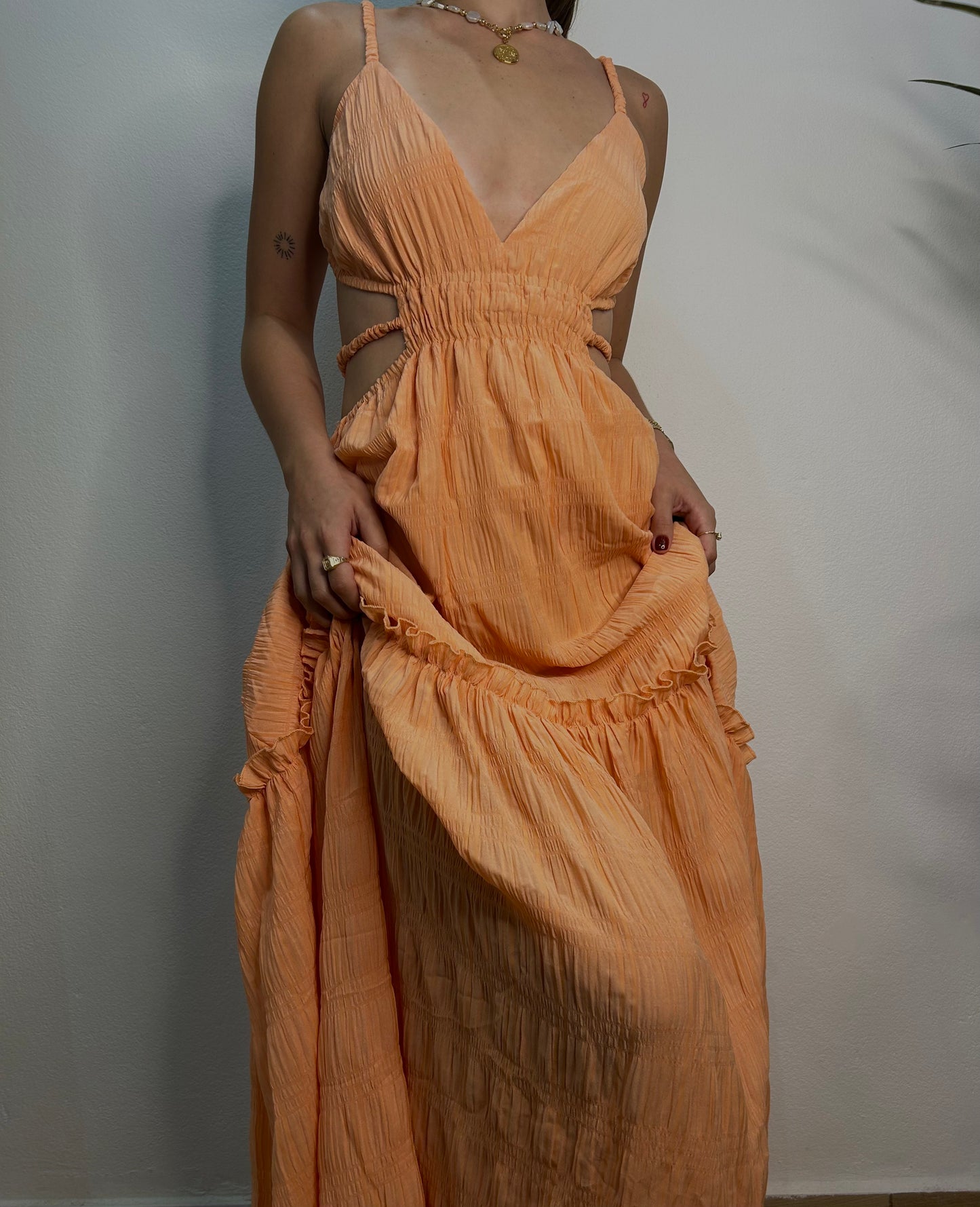 Papaya Maxi Dress