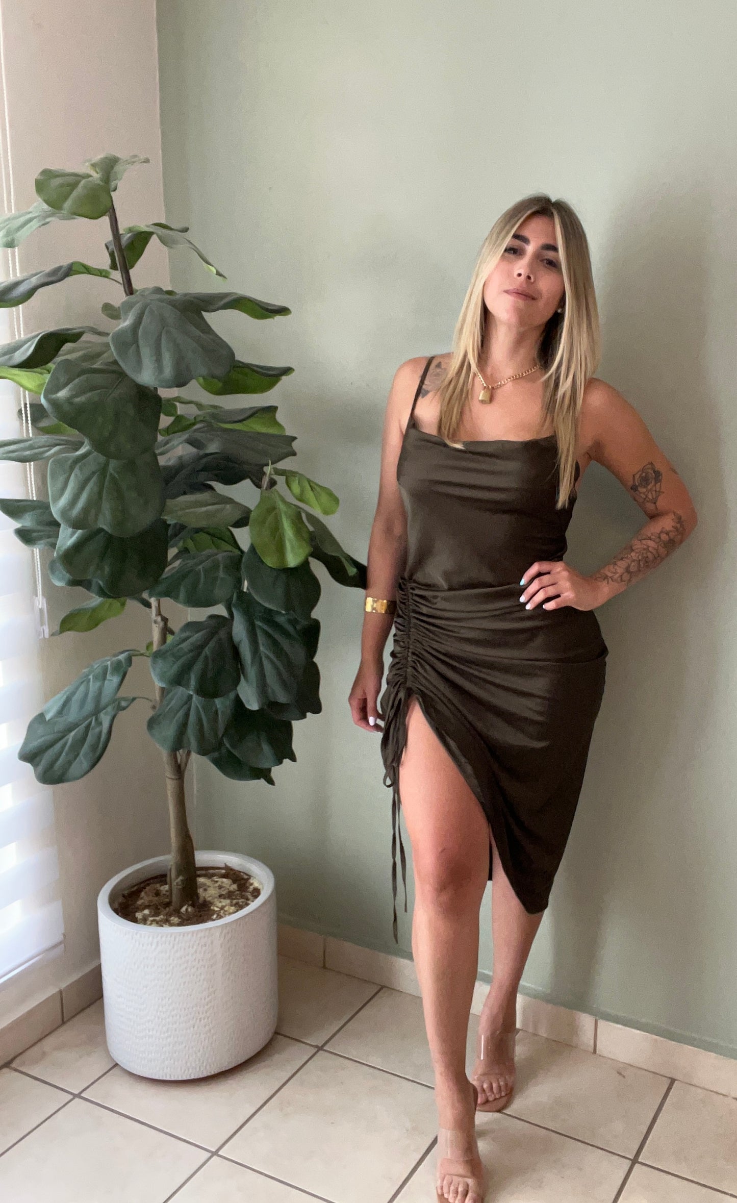 Dámelo todo Olivo Dress