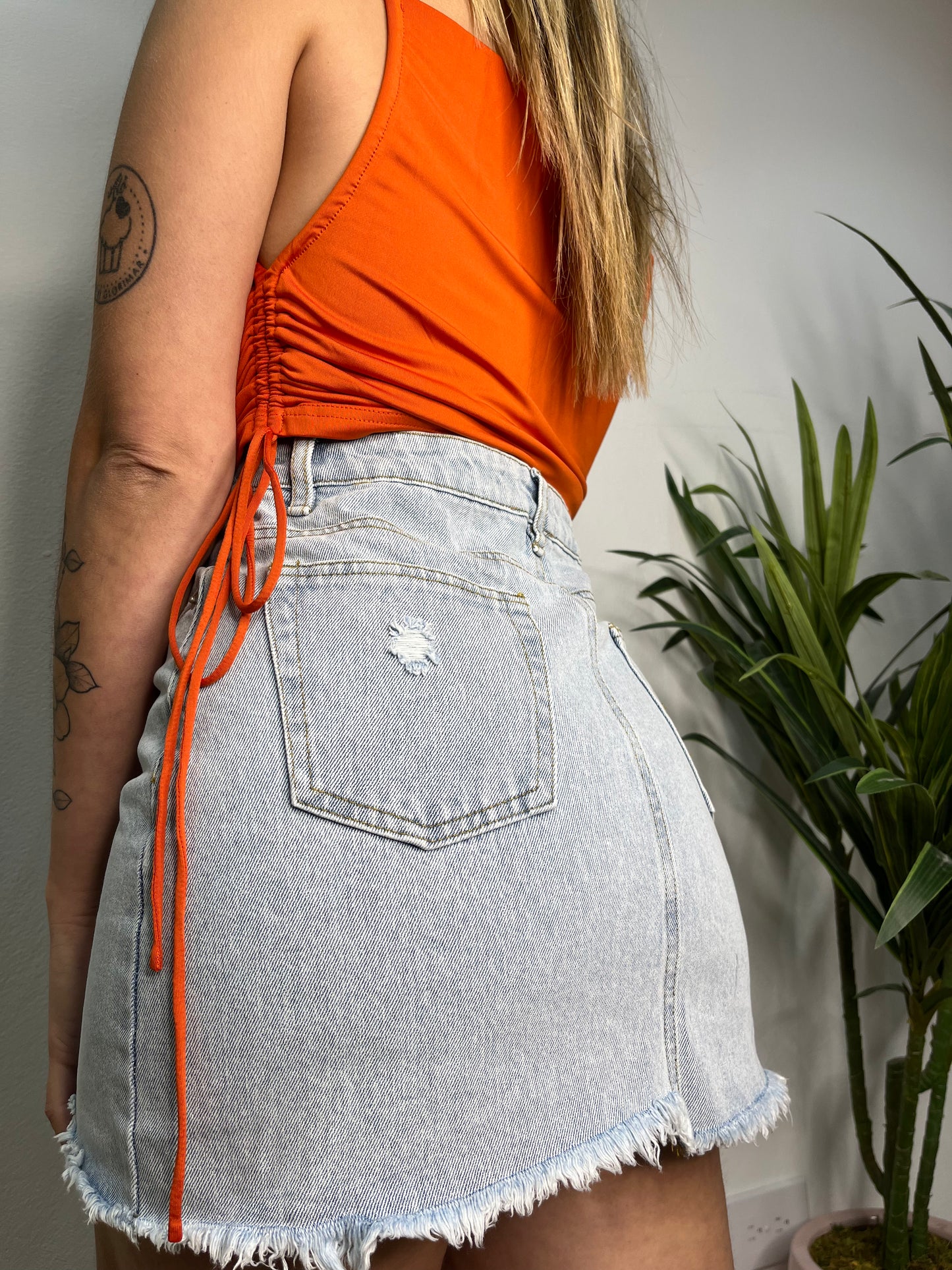 Denim skirt