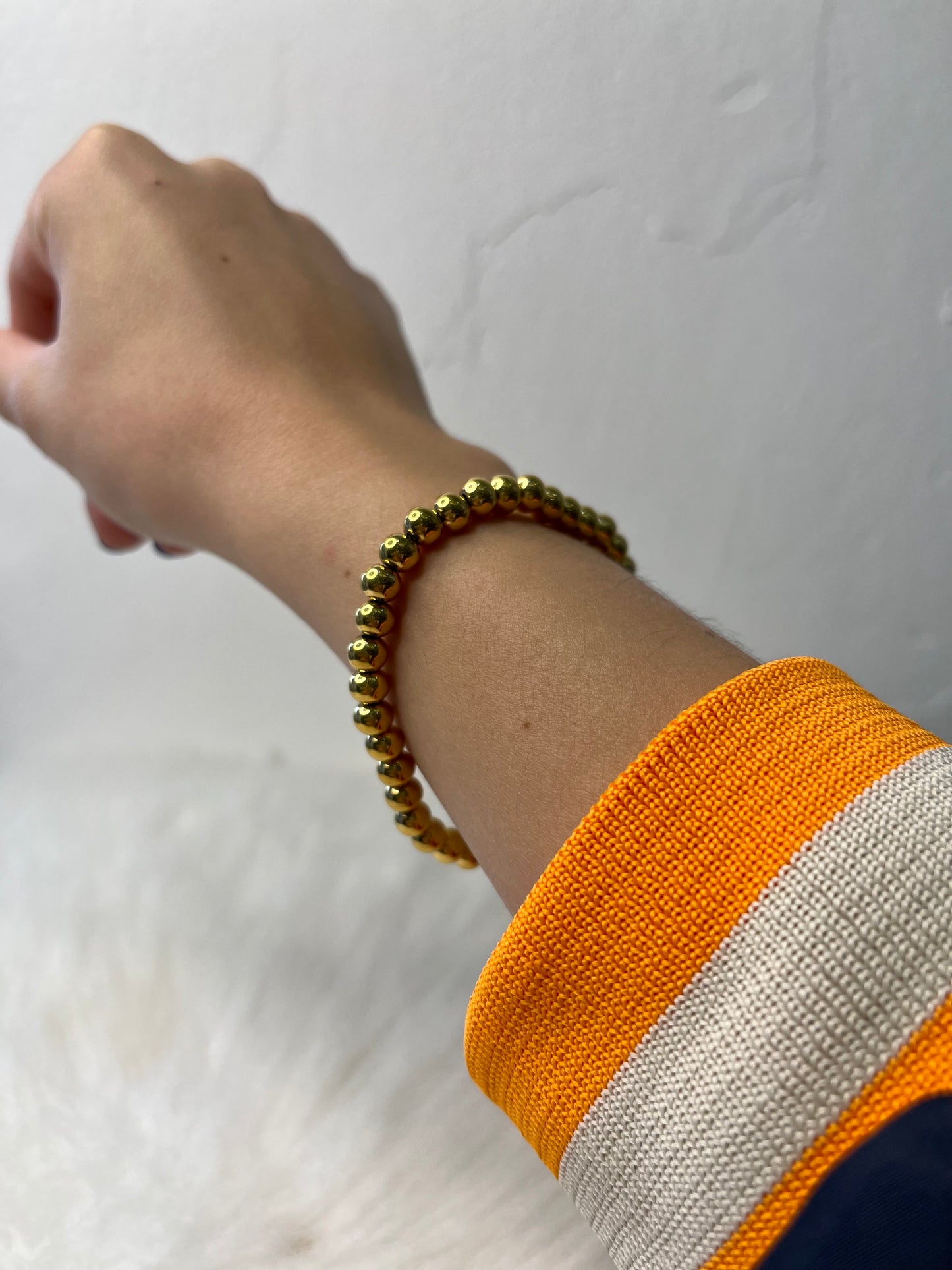 Holy gold bracelet