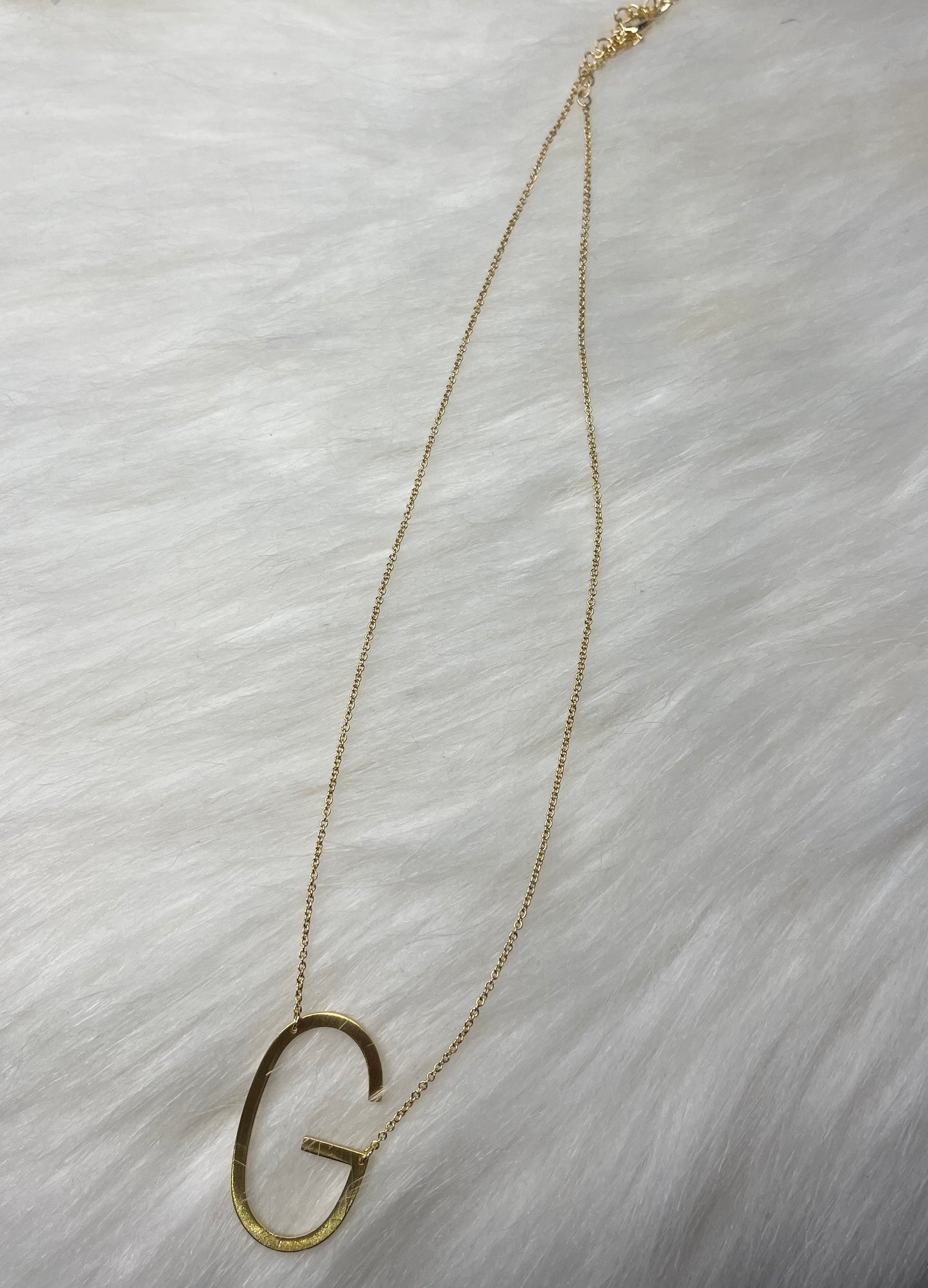 Letter G necklace