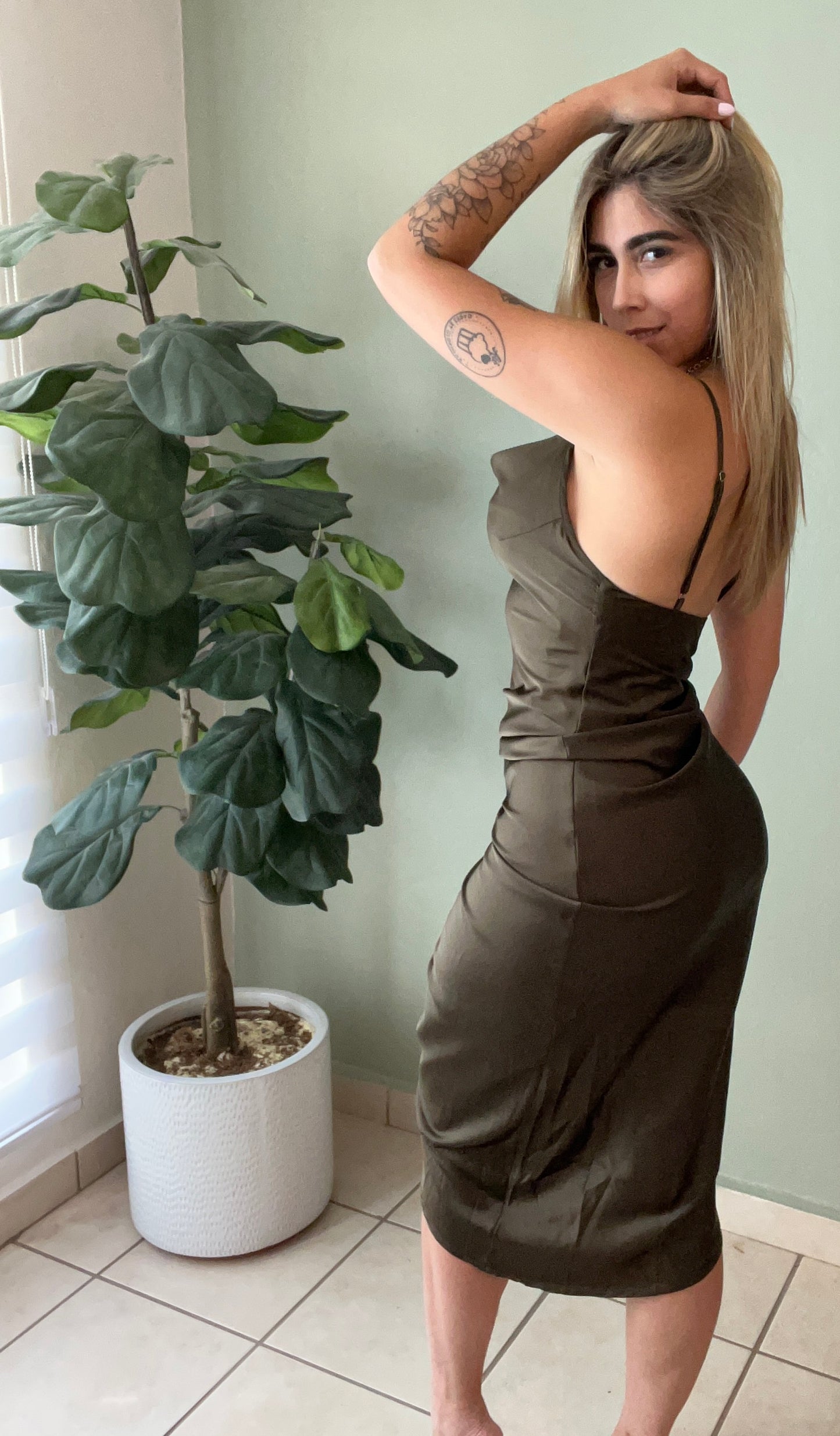 Dámelo todo Olivo Dress