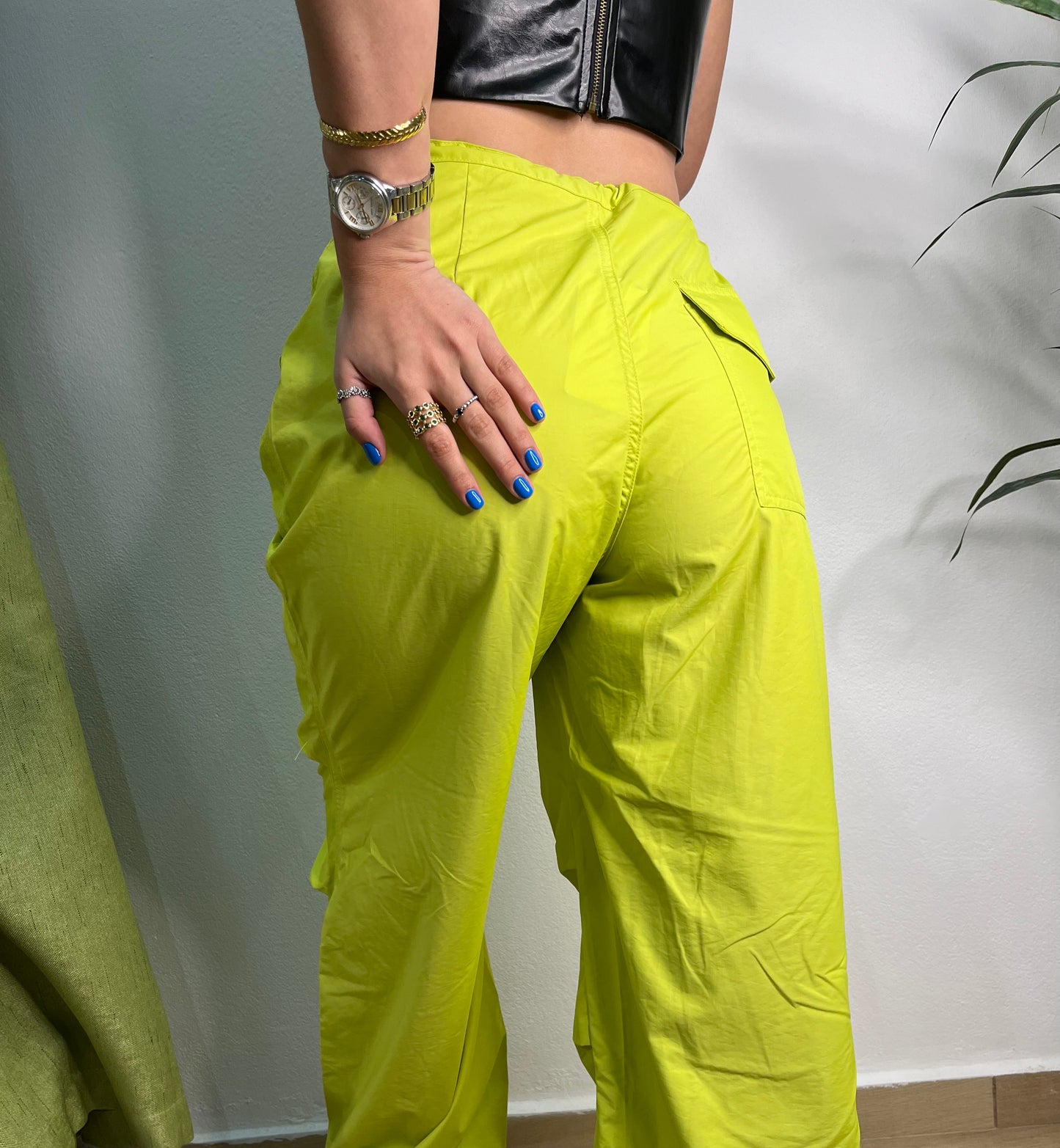 Green Hip Hop Pants