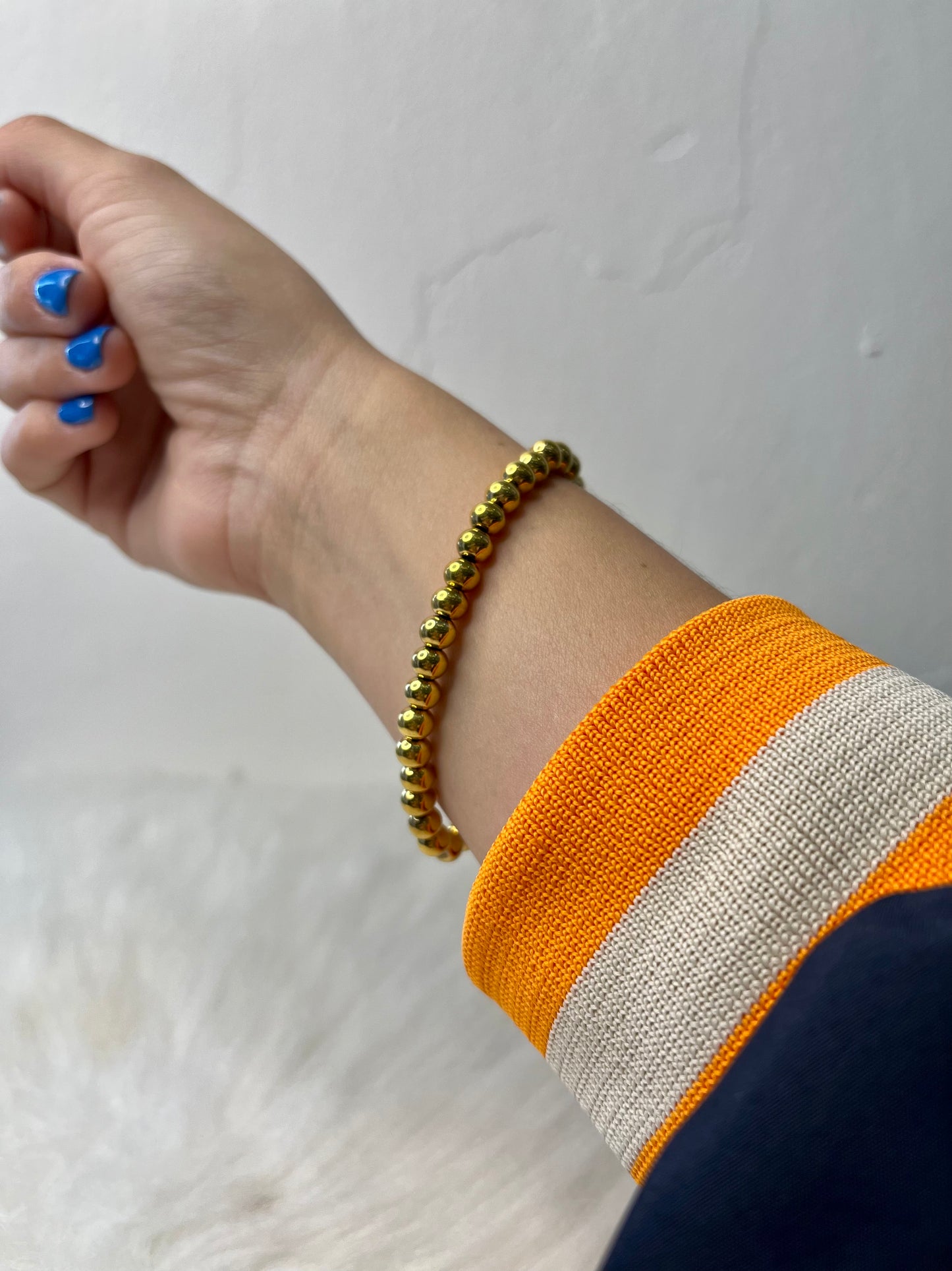 Holy gold bracelet