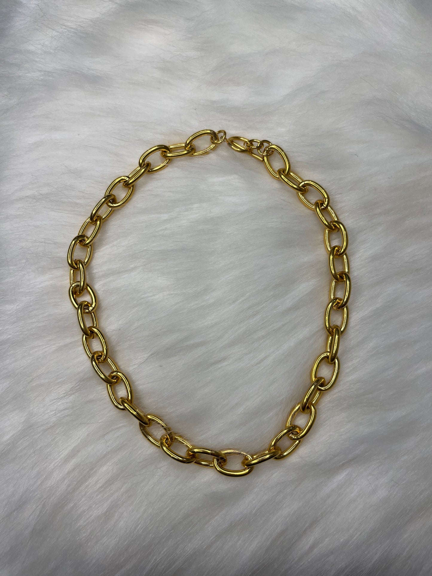 Glow Chain gold necklace
