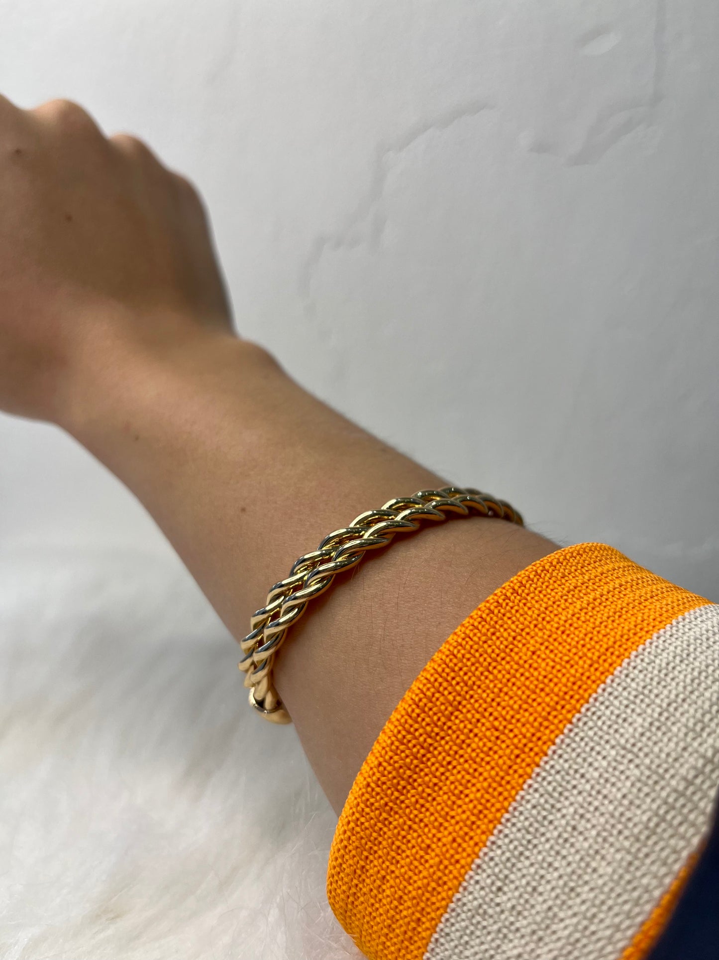 Rose Gold 2 braid bracelet.