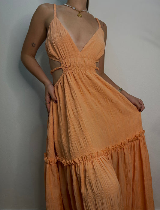 Papaya Maxi Dress