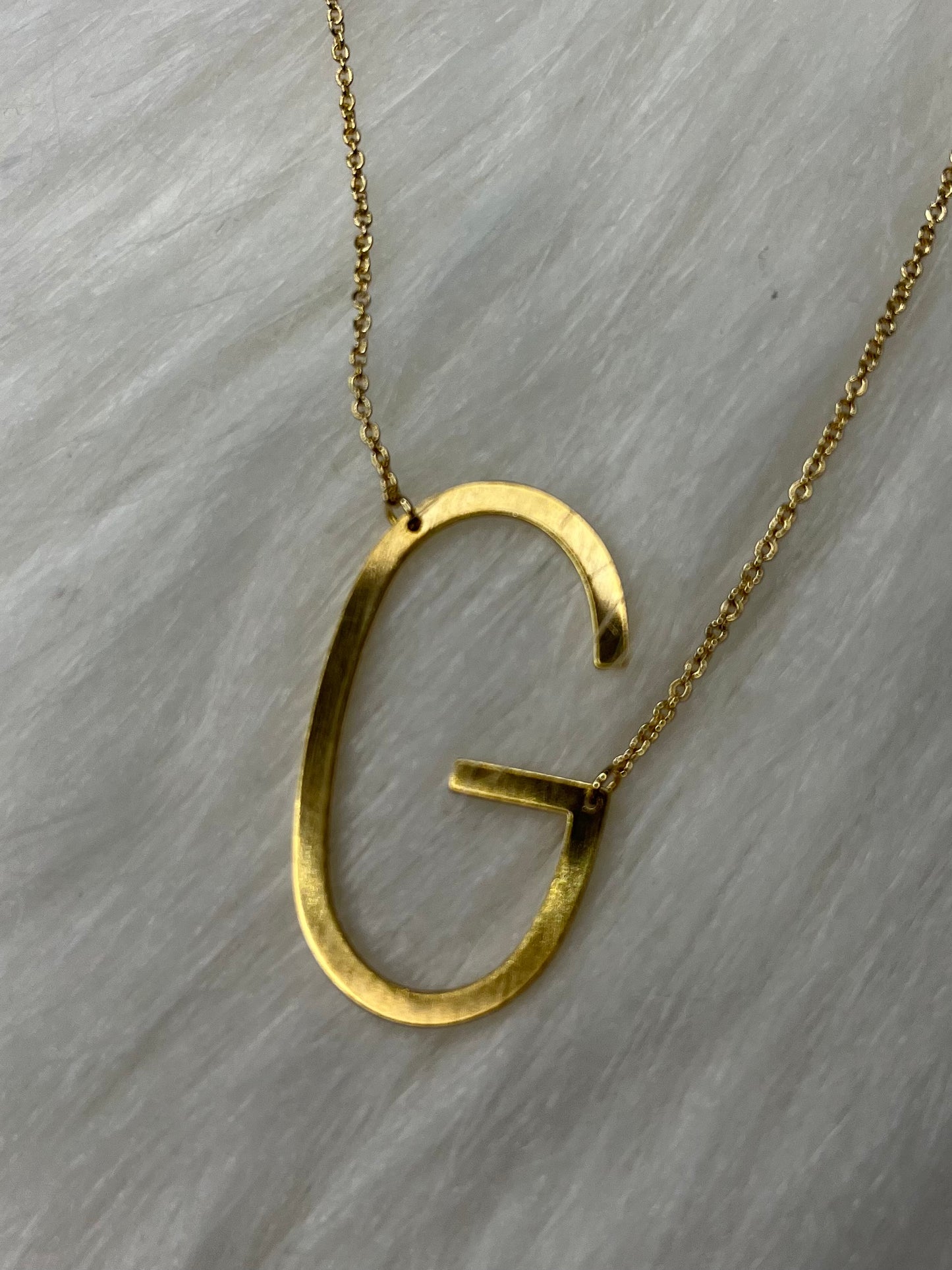 Letter G necklace