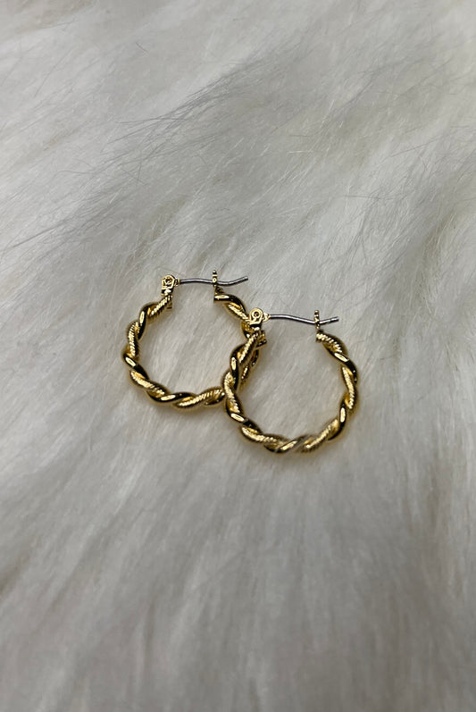 Mini braided hoops