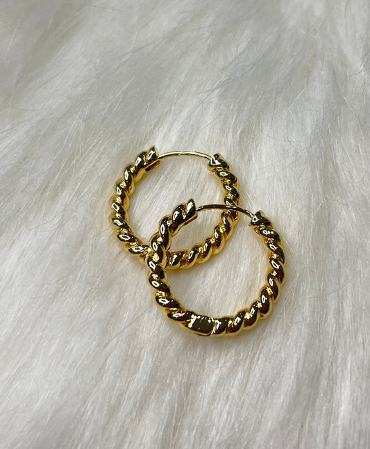 Gold Frida Hoops