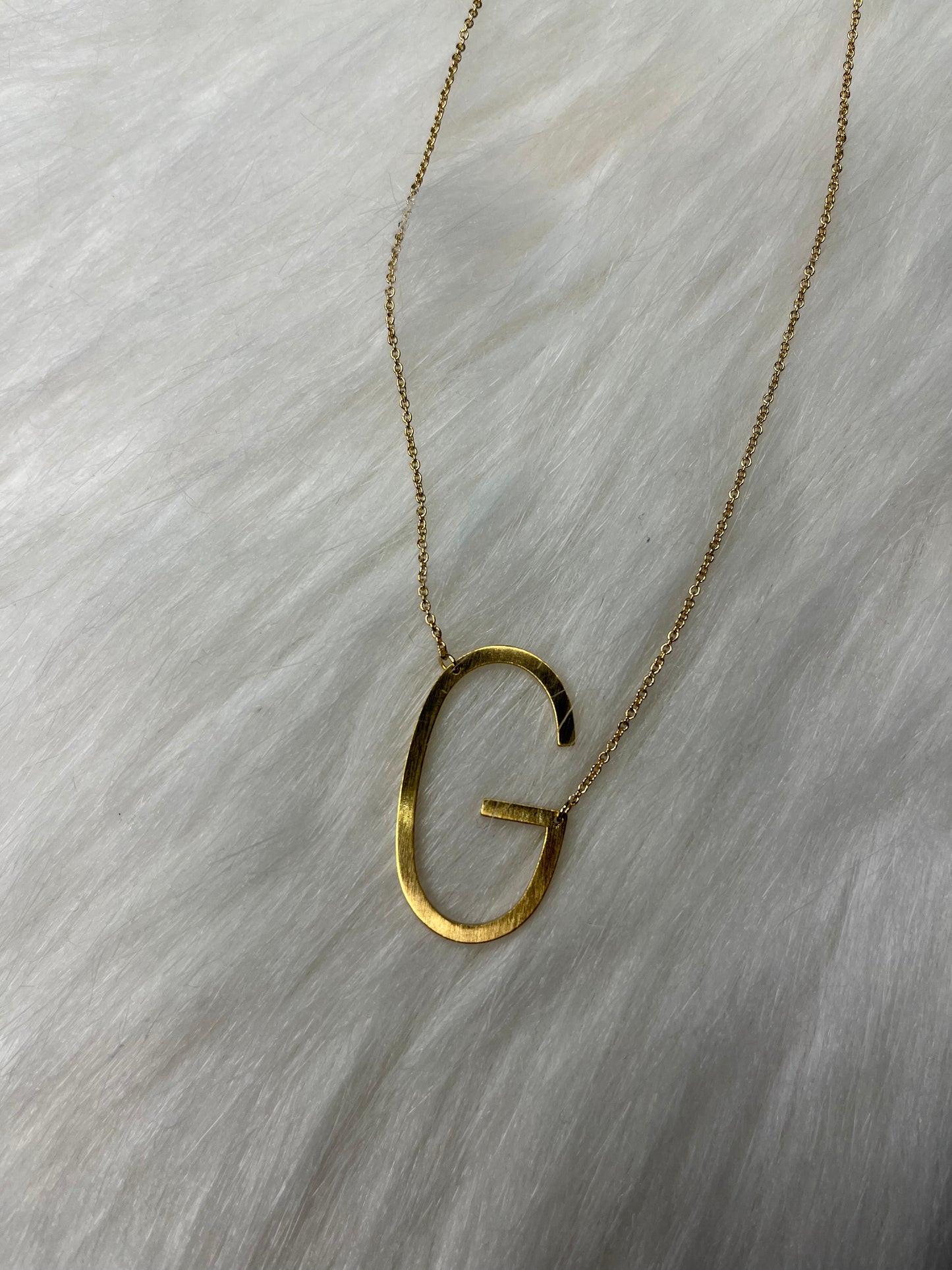 Letter G necklace